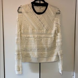 Anthropologie Ruffle Top Size S